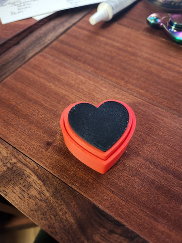 Heart Clicker Fidget Toy – STL & 3MF Files (Single & Multi - Color) - 3D Model - Charm and Char